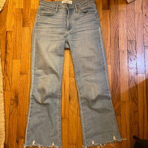 Light washed flare jeans